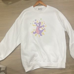 Vintage Disney Figment Dragon crewneck Epcot large